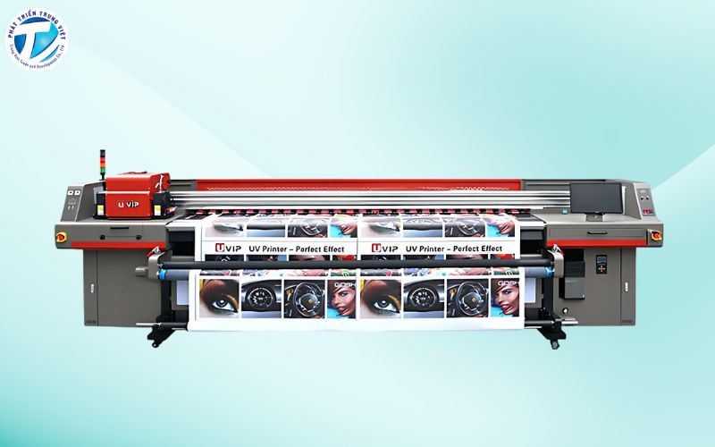 Máy in UV cuộn được thiết kế để phục vụ các chiến dịch quảng cáo khổ lớn